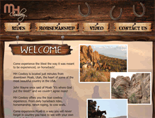 Tablet Screenshot of mhcowboy.com